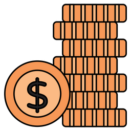 Dollar Coins  Icon