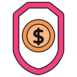 Finanzielle Sicherheit  Symbol