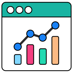 Análisis de datos en línea  Icono