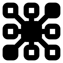 Zentralisiert  Symbol