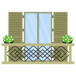 Mesh Balcony  Icon