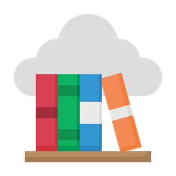 Cloud Library  Icon