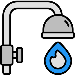 Heißes Wasser  Symbol