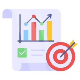 Business Report Target  Icon