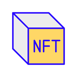 NFT Blockchain Asset  Icon