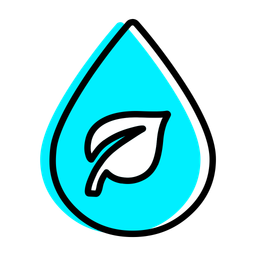 Gesundes Wasser  Symbol