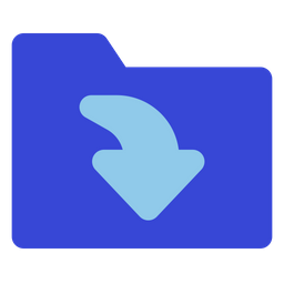 Backward folder  Icon