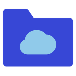 Cloud folder  Icon