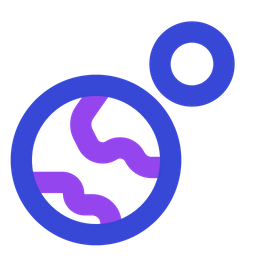 Earth and moon  Icon