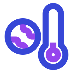 Niedrige Temperaturen der Erde  Symbol