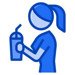 Drinking Water  Icon