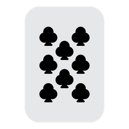 Eight Of Clubs  Icon