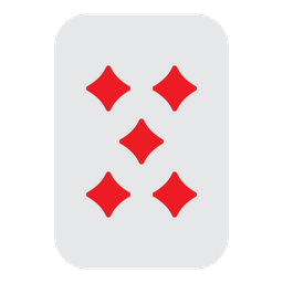 Five Of Diamonds  Icon