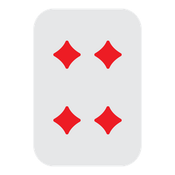 Four Of Diamonds  Icon