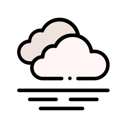 Chuva de nuvens  Ícone