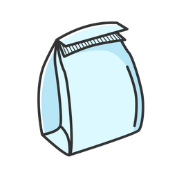 Paper lunch bag  Icon