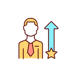 Raising employee qualification  Icon