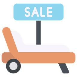 Beach Chair Sale  Icon