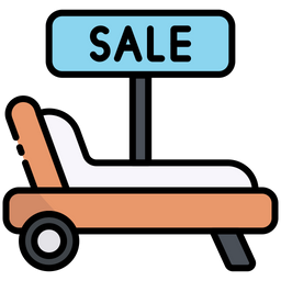 Beach Chair Sale  Icon