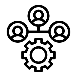 Delegieren  Symbol