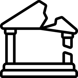 Bankenkollaps  Symbol