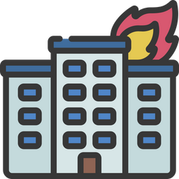 Burning Offices  Icon