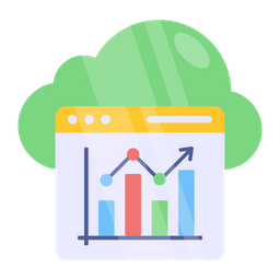 Cloud Analytics  Icon