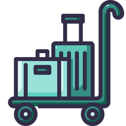 Luggage cart  Icon