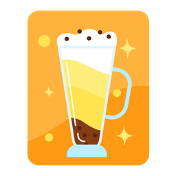 Latte macchiato  Icon