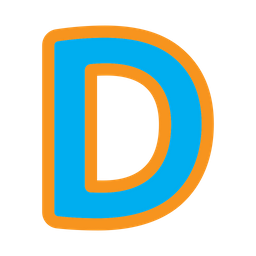 Letter D  Icon