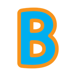 Letter B  Icon