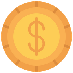 Dollar Coin  Icon