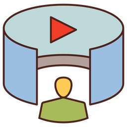 3d videos  Icon