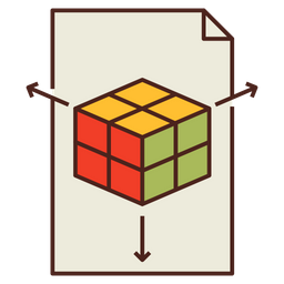 3d rubiks cube  Icon