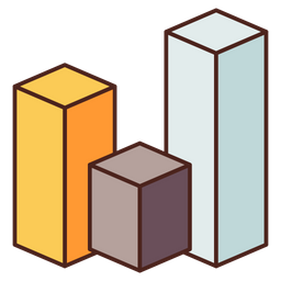 3d charts  Icon