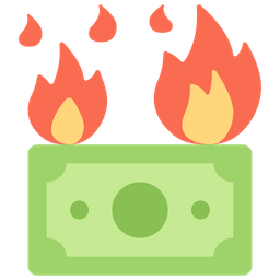 Burning Money  Icon