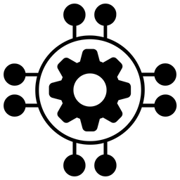 KI-Netzwerk  Symbol