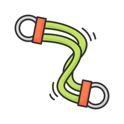 Exercise bands  Icon