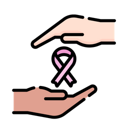 Breast Cancer ribbon  Icon