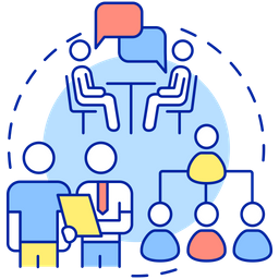 Networking and negotiation  Icon