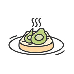 Avocado toast  Icon