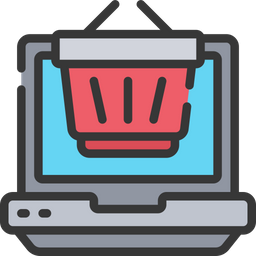 Laptop Shopping  Icon