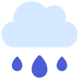 Wolke regen  Symbol