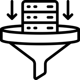 Datenfilter  Symbol