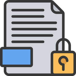 Document Security  Icon