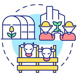 Landwirtschaftliche Flächen  Symbol