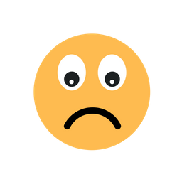 Confused Sad Face  Icon