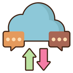 Cloud Communication  Icon