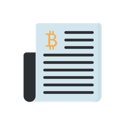 Bitcoin List  Icon