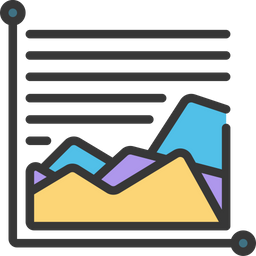 Gráfico de análise  Ícone